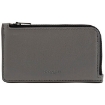 Picture of COACH L-zip Leather Card Case In Grey