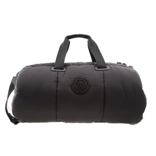 Picture of MONCLER Black Logo Patch Padded Holdall