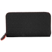 Picture of SALVATORE FERRAGAMO Gancini Embossed Zip-Around Travel Wallet - Black