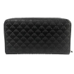 Picture of EMPORIO ARMANI Black Men's Ziparround Wallet