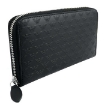 Picture of EMPORIO ARMANI Black Men's Ziparround Wallet