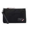 Picture of BALLY Men's Black Ferrel Leather Clutch Bag