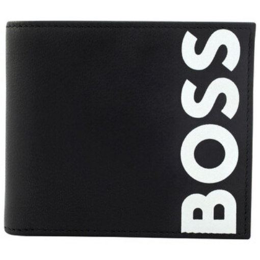 Picture of HUGO BOSS Men's Black Leather Boss Logo Wallet
