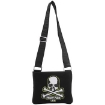 Picture of PHILIPP PLEIN Men's Black Skull Patch Messenger Bag