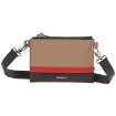 Picture of BURBERRY Icon Stripe Leather Double Pouch Crossbody Bag