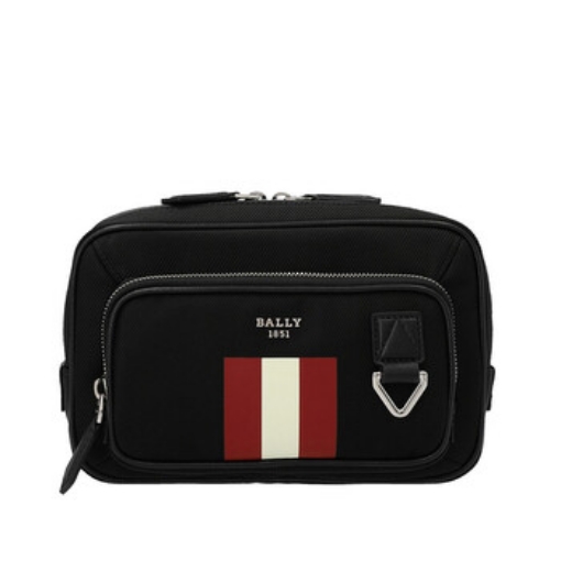 Picture of BALLY Men's Zughorn Black / Palladio Belt Bag