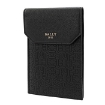 Picture of BALLY Men's Boyd Black Leather Phone Wallet With Neck Strap