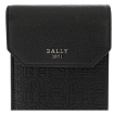 Picture of BALLY Men's Boyd Black Leather Phone Wallet With Neck Strap