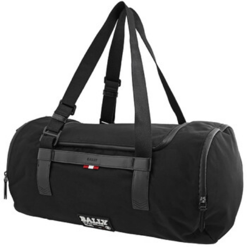 Picture of BALLY Men's Black Fabric Logo Duffle Bag