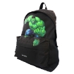 Picture of BALENCIAGA Men's The Hulk-Print Explorer Backpack in Black/Green