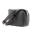 Picture of EMPORIO ARMANI Black Logo-Embossed Leather Crossbody Bag