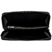 Picture of COACH Black Men's Accordion Wallet In Crossgrain Leather