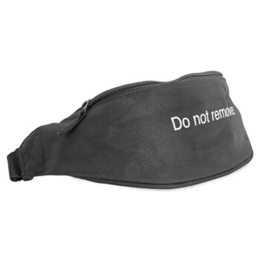 Picture of F.A.M.T. Black Belt Bag "Do Not Remove"