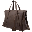 Picture of SALVATORE FERRAGAMO Brown Leather Business Bag