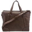 Picture of SALVATORE FERRAGAMO Brown Leather Business Bag