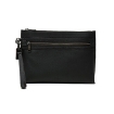 Picture of COACH Men's Black Pebbled Leather Academy Pouch