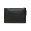 Picture of COACH Men's Black Pebbled Leather Academy Pouch