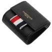 Picture of THOM BROWNE Small Coin Case In Black Pebble Grain