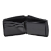 Picture of BALENCIAGA Black Grained Calfskin Zip Wallet With Strap