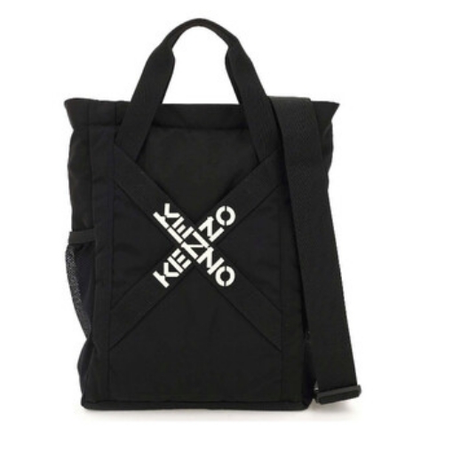 Picture of KENZO Men's Logo Print Tote Bag- Black