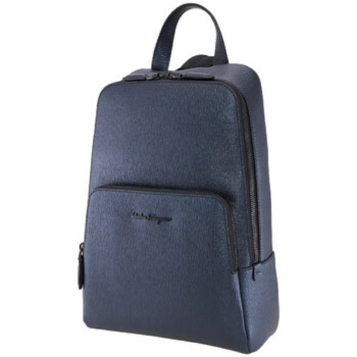 Picture of SALVATORE FERRAGAMO Blue Compact Revival Backpack