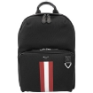 Picture of BALLY Men's Black Zeed Logo Backpack