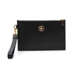 Picture of VERSACE Men's Black Medusa Embellished Clutch Bag