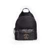 Picture of ROBERTO CAVALLI RC Monogram And Snake Detail Backpack - Black