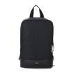 Picture of BALMAIN Black Monogram Logo Nylon Backpack