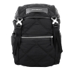 Picture of EMPORIO ARMANI Men's Black Logo Patch Quilted Backpack