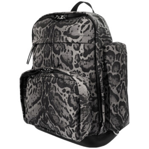 Picture of ROBERTO CAVALLI Lynx Motif Printed Fabric Backpack