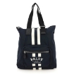 Picture of BALLY Fallie Navy Logo Print Nylon Tote Bag