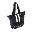 Picture of BALLY Fallie Navy Logo Print Nylon Tote Bag