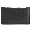 Picture of COACH Midnight Signature Leather Zip Card Case