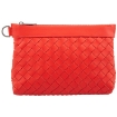 Picture of BOTTEGA VENETA Classic Intrecciato Leather Clutch Bag - Tomato