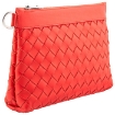 Picture of BOTTEGA VENETA Classic Intrecciato Leather Clutch Bag - Tomato