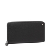 Picture of BALLY Men's Galen Black Leather Zip-around Wallet