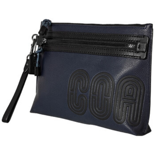 Picture of COACH Blue Academy Pouch With Print
