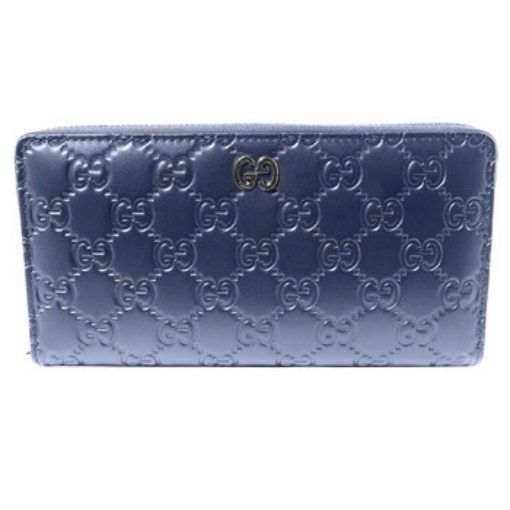 Picture of GUCCI Signature Wallet in Blue