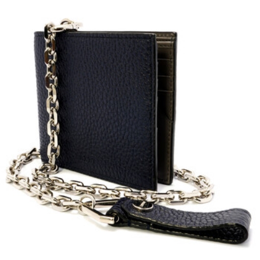 Picture of BALLY Men's Ink City Wallet With Key Fob On Chain