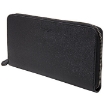 Picture of COACH Men's Black Crossgrain Leather Travel Wallet