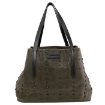 Picture of JIMMY CHOO Amry Green Pimlico/S Mix Star Leather Tote