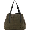 Picture of JIMMY CHOO Amry Green Pimlico/S Mix Star Leather Tote