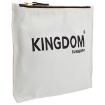 Picture of BURBERRY Medium Kingdom Print Cotton Pouch In Chalk White