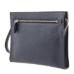 Picture of SALVATORE FERRAGAMO Blue Men's Revival Leather Clutch