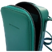 Picture of EMPORIO ARMANI Green Logo Leather Phone Case With Strap