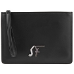 Picture of SALVATORE FERRAGAMO Men's Black Logo Clutch Bag