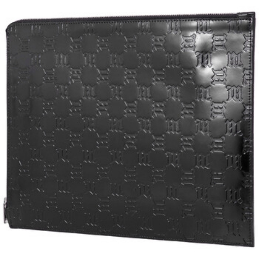 Picture of MISBHV Monogram Embossed Logo Leather Black Pouch