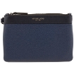 Picture of MICHAEL KORS Men's Blue Leather Small Travel Pouch