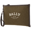 Picture of BALLY Men's Benery Logo Clutch Bag - Deep Moss